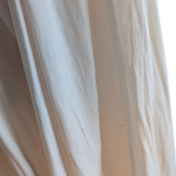 Ramy Brook Paris Dress Champagne Cream Boho Silk Size M - Picture 9 of 13